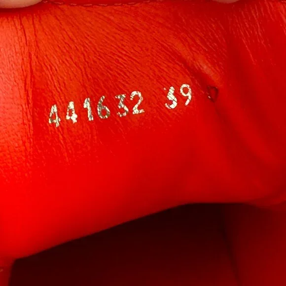 Alexander Mcqueen All Red Sneaker trainers - Women’s sz 8.5 US (EU 39) *RARE - Picture 9 of 10